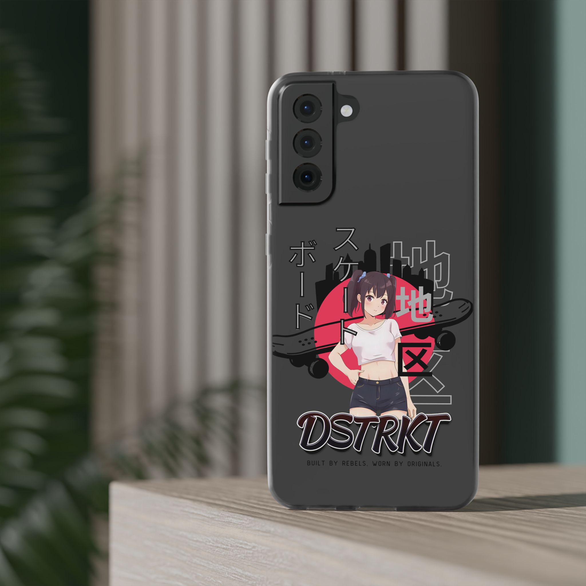 DSTRKT Streetwear - 'Anime Skate' Flexi Phone Case - Image 170