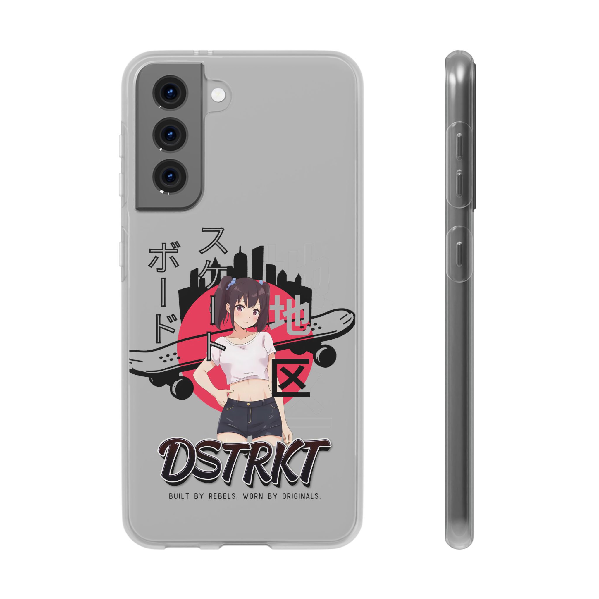 DSTRKT Streetwear - 'Anime Skate' Flexi Phone Case - Image 155