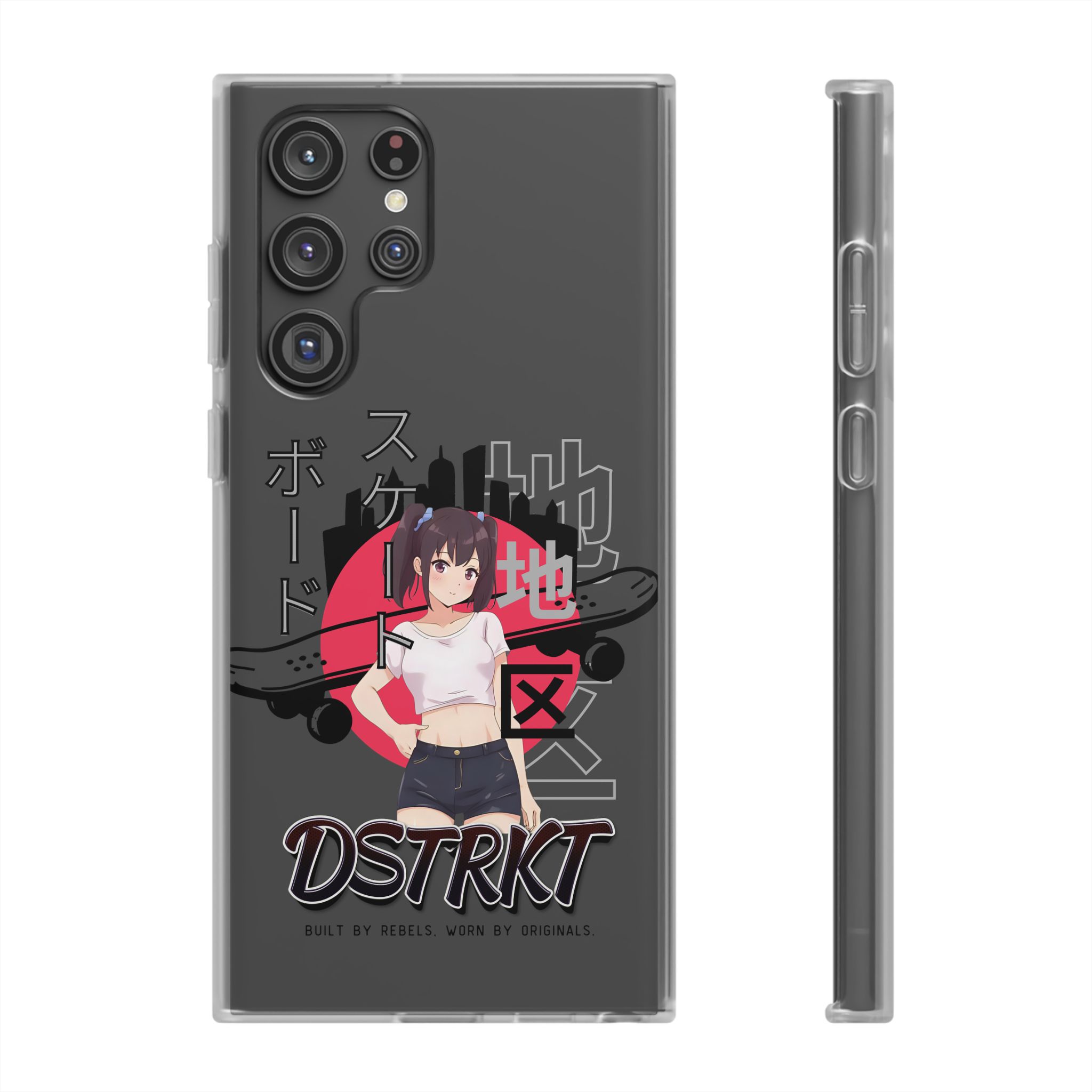 DSTRKT Streetwear - 'Anime Skate' Flexi Phone Case - Image 194