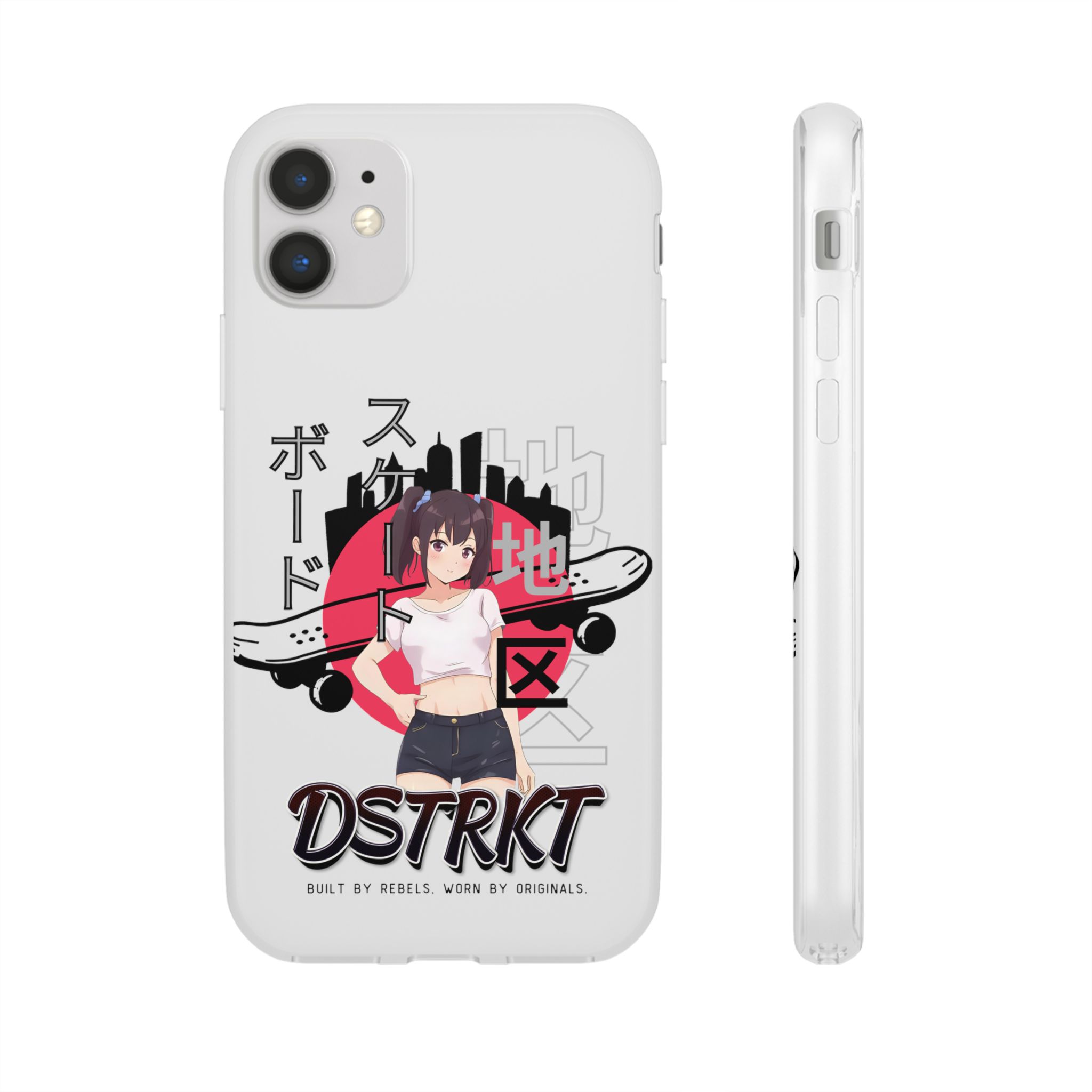 DSTRKT Streetwear - 'Anime Skate' Flexi Phone Case - Image 67