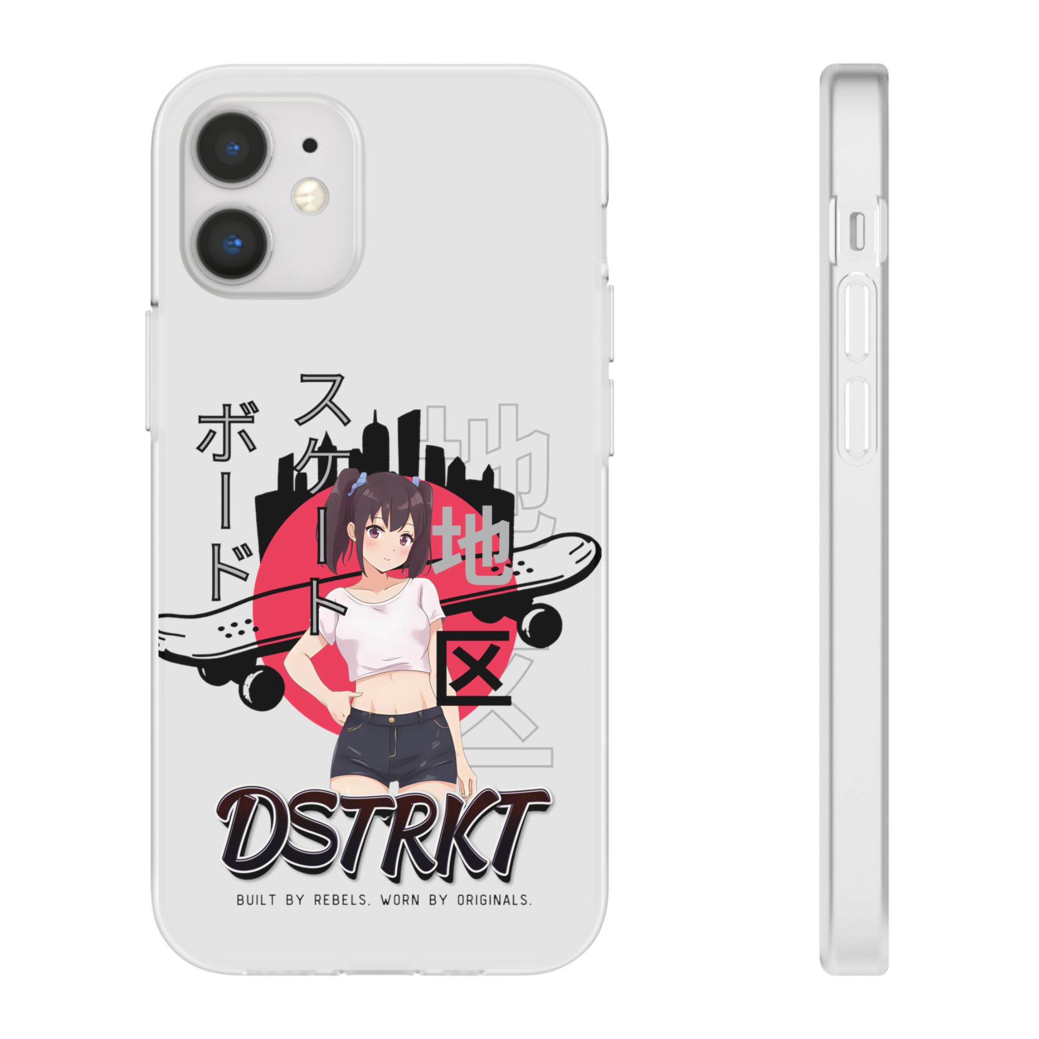 DSTRKT Streetwear - 'Anime Skate' Flexi Phone Case - Image 43