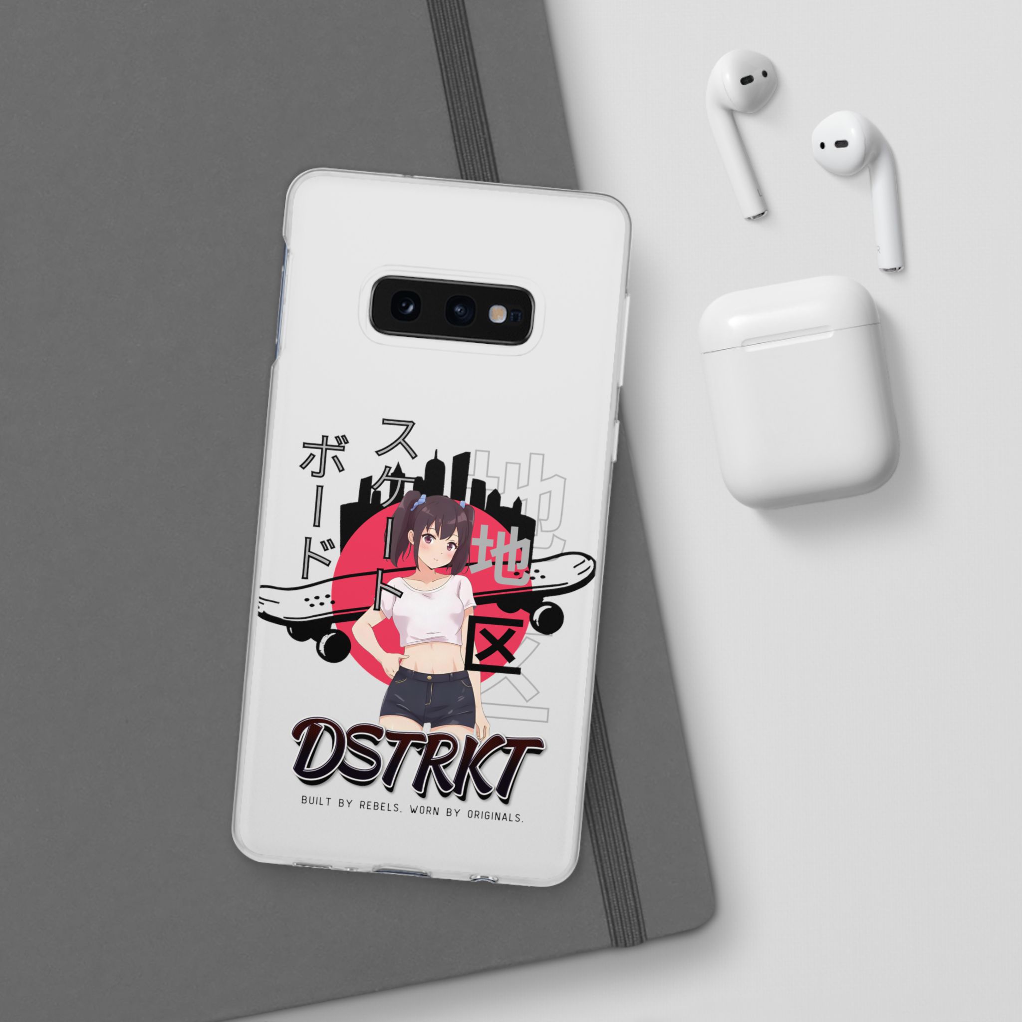 DSTRKT Streetwear - 'Anime Skate' Flexi Phone Case - Image 30