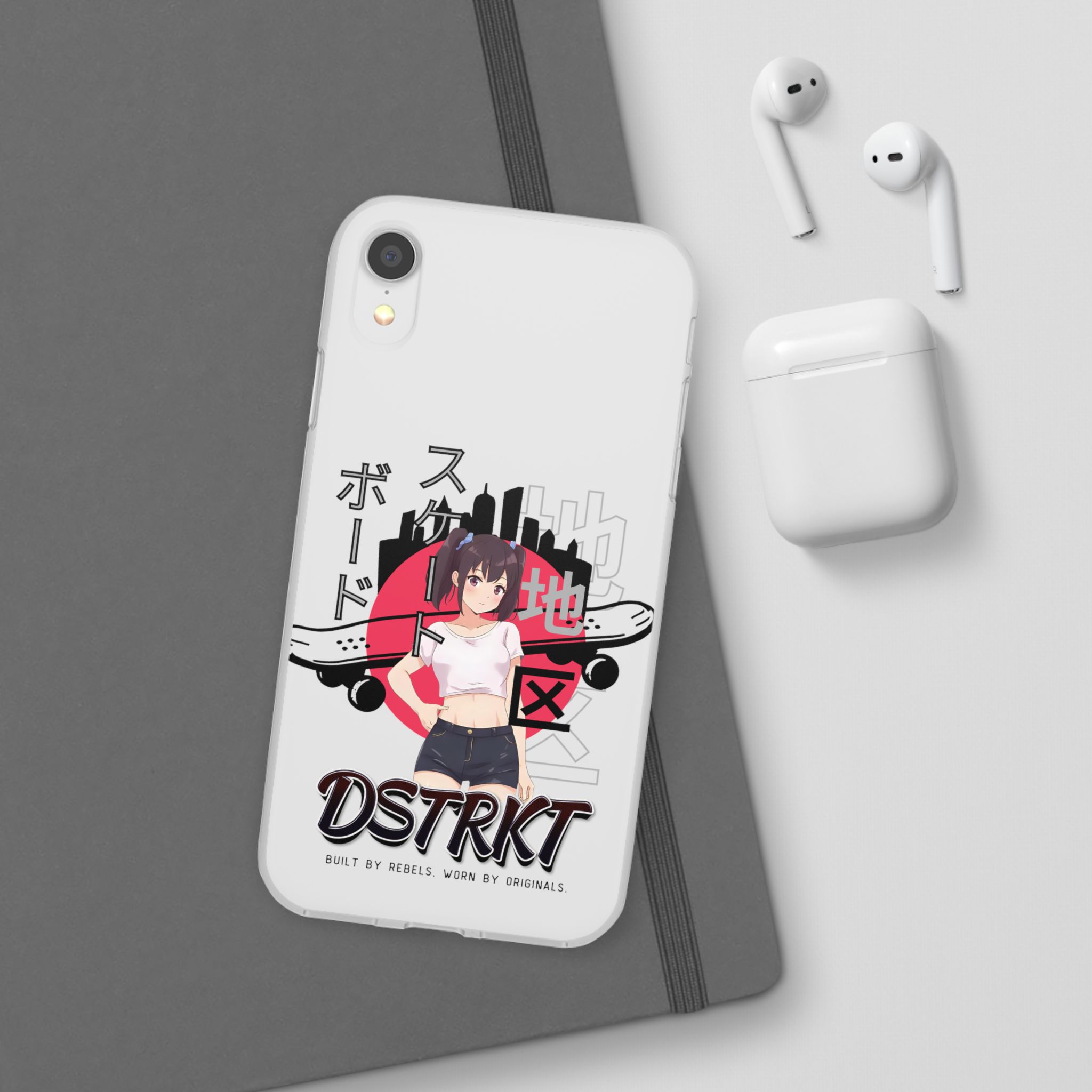 DSTRKT Streetwear - 'Anime Skate' Flexi Phone Case - Image 18