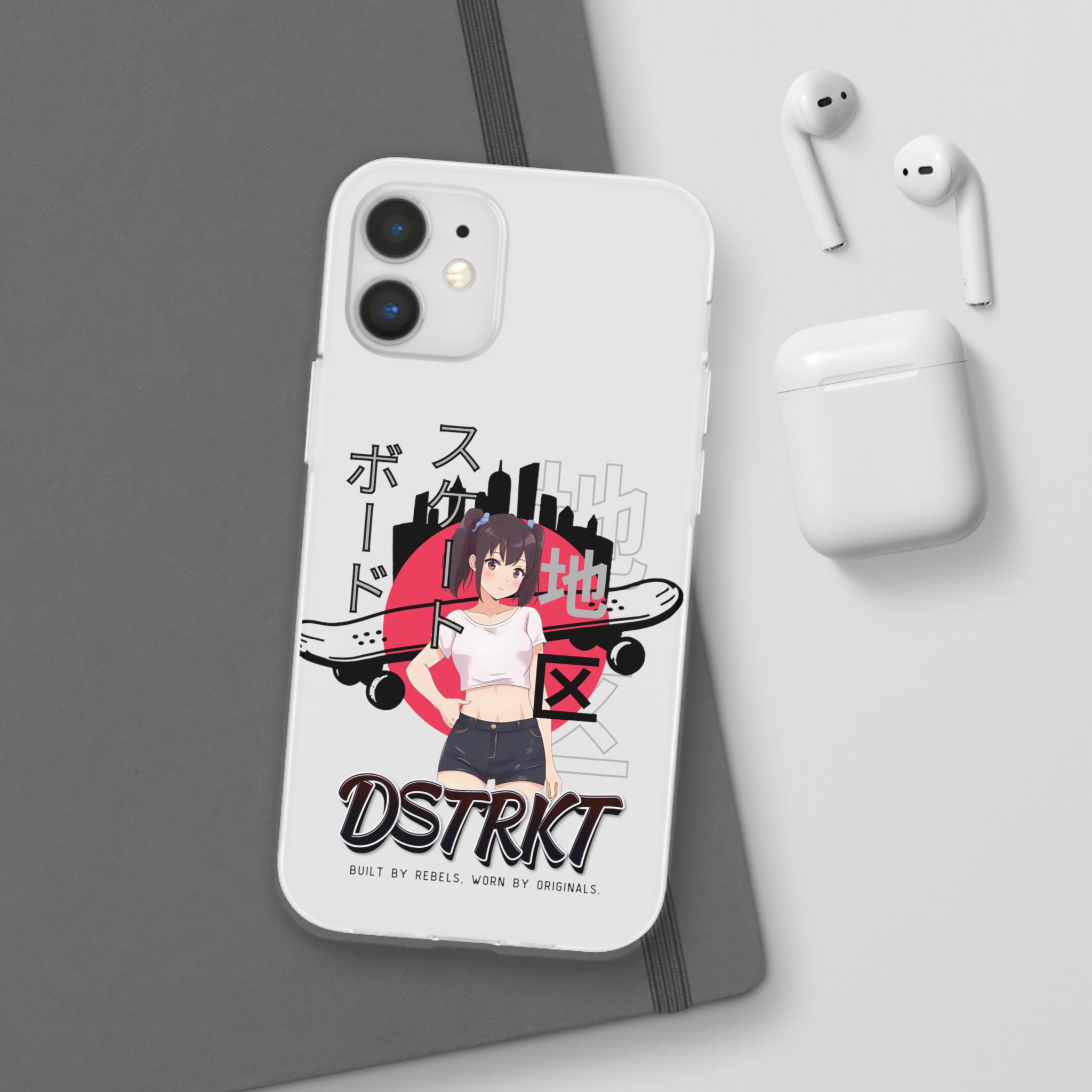DSTRKT Streetwear - 'Anime Skate' Flexi Phone Case - Image 45