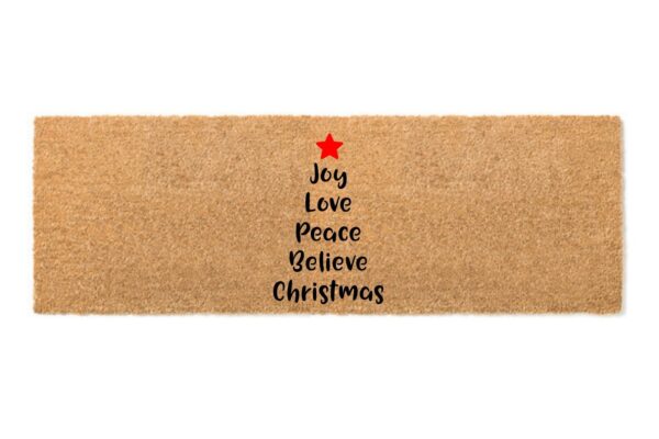 Christmas tree words doormat - Image 4